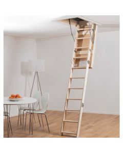 Pööninguluuk LEX30 670×1130/2700 isolatsioon 30mm, puittrepp