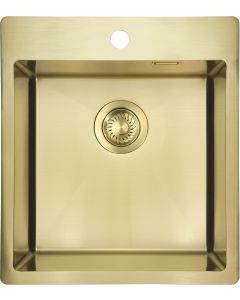 Deante Olfato Precious roostevabast terasest köögivalamu harjatud kuld ZPO_R10A 450x505x200 mm