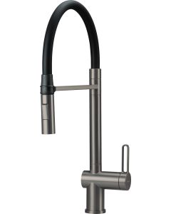 Deante Magnetic köögisegisti painduva jooksutoruga, 2 veevoolu režiimi, titaan BRM_D72M