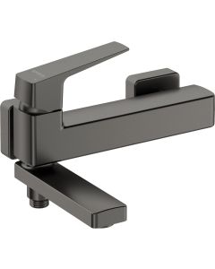 Deante Blur vannisegisti seinale paigaldatav kokkuklapitava jooksutoruga titanium BQL_D12M