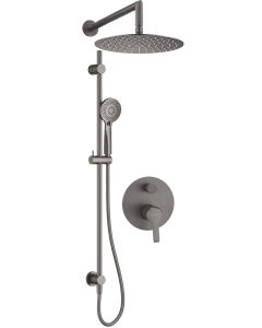 Deante Arnika peidetud dušikomplekt liuglatiga ja dušiotsikuga titanium NAC_D6QP