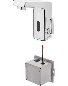 Deante Sensor valamu segisti, kontaktivaba, temperatuuri reguleerimisega – 4xAA, kroom BCH_029R