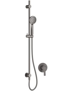 Deante Arnika peidetud dušikomplekt liuglatiga titanium NAC_D9TP