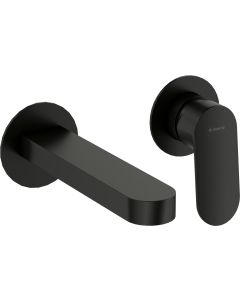 Deante Alpinia valamu segisti, peidetav, 2-auguline, matt must BGA_N55L