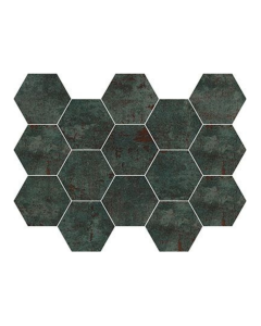 Keraamiline plaat METAL SEAGREEN MOSAIK Kuusnurkne 32,5x22,5