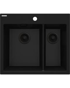 Deante Eridan graniitköögivalamu must ZQE_N503 600x520x203 mm