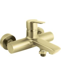 Deante Arnika vannisegisti seinale paigaldatav harjatud kuld BQA_R10N