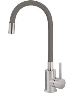 Deante Luno köögisegisti painutatava jooksutoruga, harjatud teras ja antratsiit BOC_T720