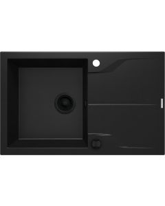 Deante Andante Flush graniidist köögivalamu must ZQN_N11F 780x490x194 mm