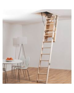 Pööninguluuk LEX60 700×1130/2700,tulekindlus EI30, puittrepp