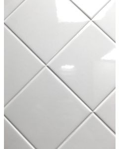 Keraamiline seina- ja põrandaplaat  valge läikiv 10x10