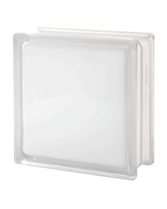 Klaasplokk 1908/C Sisepind Värvitud 19X19X8cm Valge Matt Mg