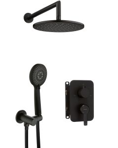 Deante Arnika peidetud dušikomplekt segistiga BOX matt must BXYZNQAM