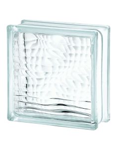 Klaasplokk 1908/H Optical Värvitu 19X19X8Cm