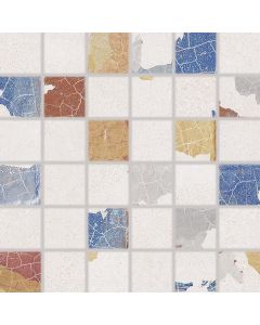Keraamiline seinaplaat Rako BETONICO multicoloured mosaic wall tile 5x5/30x30 WDM05796