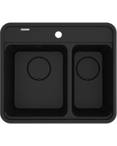 Deante Momi graniitköögivalamu must ZKM_G503 600x520x229 mm