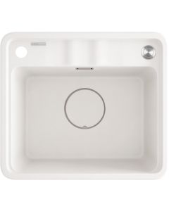 Deante Momi graniitköögivalamu valge ZKM_A103 500x440x230 mm