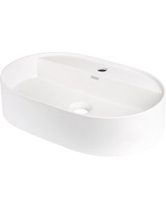 Deante Silia graniitvalamu 35x55 cm pinnapealne segistialusega ovaalne matt valge CQS_AU6B