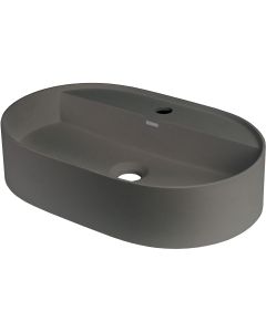 Deante Silia graniitvalamu 35x55 cm pinnapealne segistialusega ovaalne antratsiit metallik CQS_TU6B