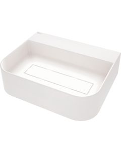 Deante Arnika graniitvalamu 40,5x50,5 cm pinnapealne segistialusega katteplaadiga matt valge CQA_AU5S