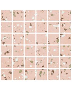 Keraamiline seinaplaat Apavisa South roosa mosaiik 5x5 30x30