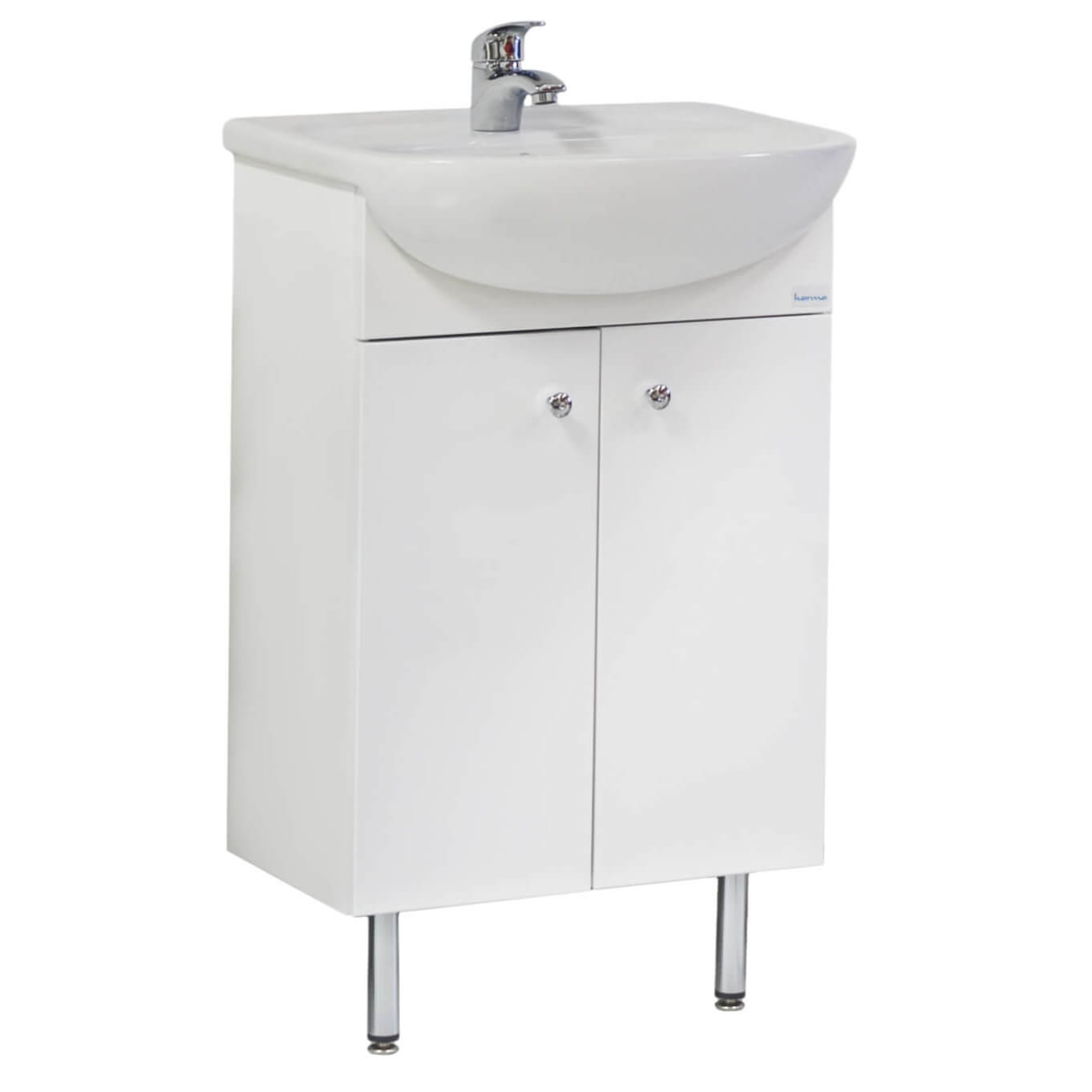 Valamu ja valamukapp Harma 450x289x710 (500x420) mm, valge