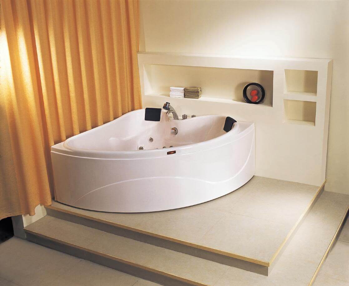 HARMA massaazivann 2 inim. 145x145x65, valge (SL-802)