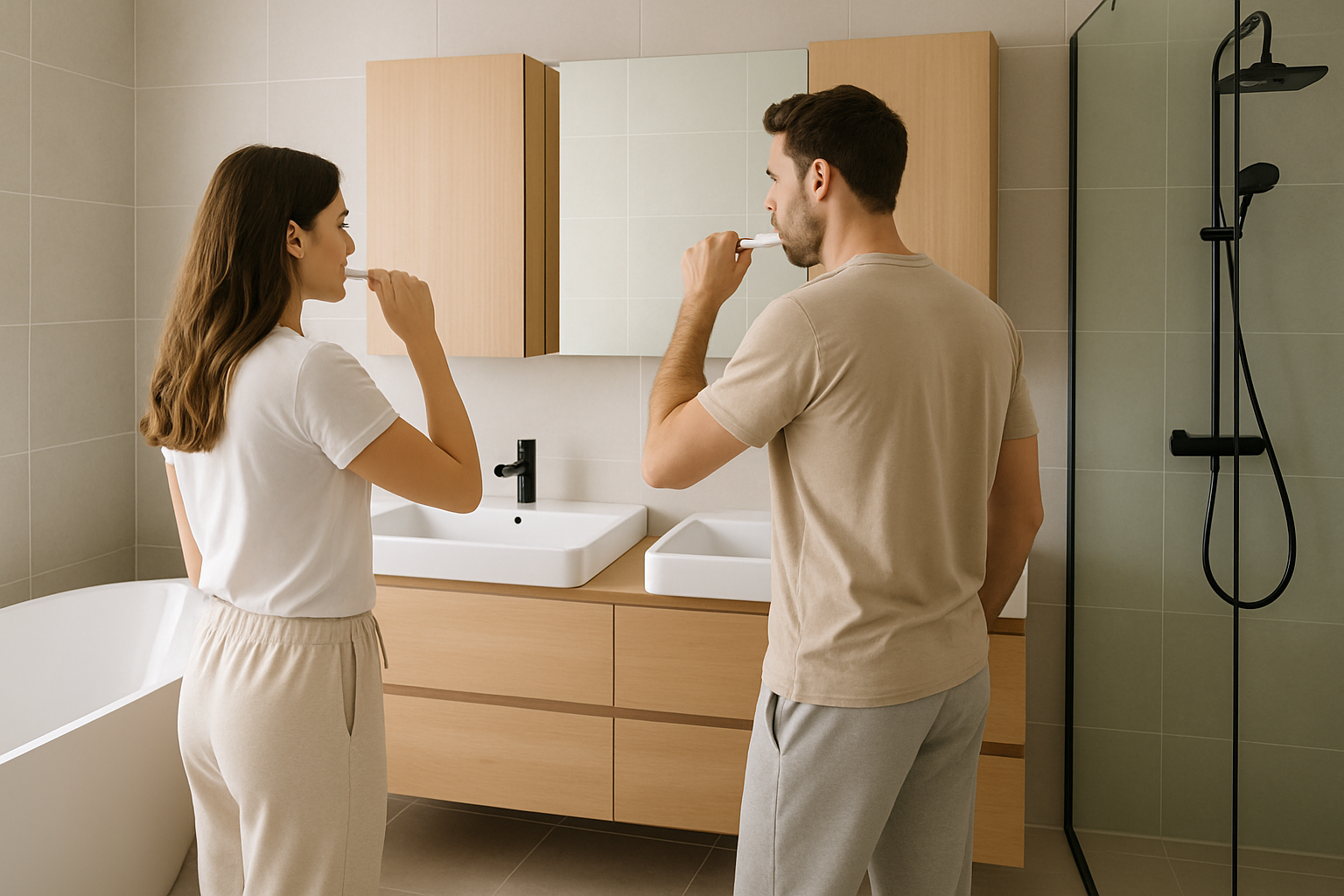 Kuidas luua ideaalne vannituba kahele inimesele?