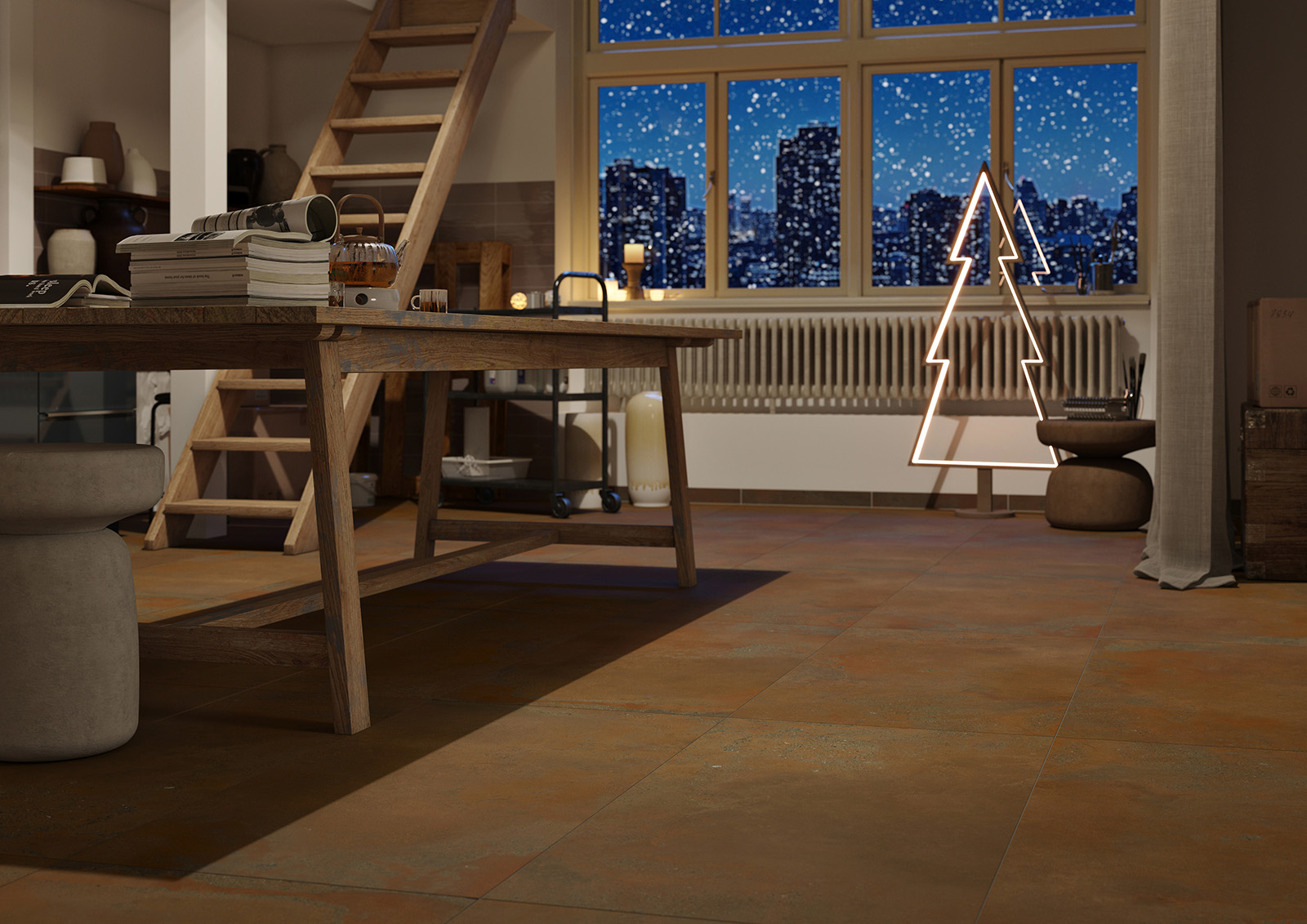 Rako keraamiliste plaatidega tuba