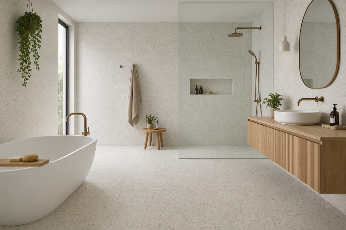 Terrazzo-efekt kodu siseviimistluses: praktiline juhend